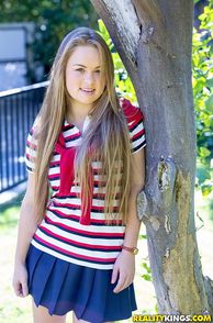 Cute 18 Yer Old Petite By A Tree