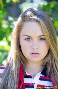 Pretty Blue Eyes Petite Teenager